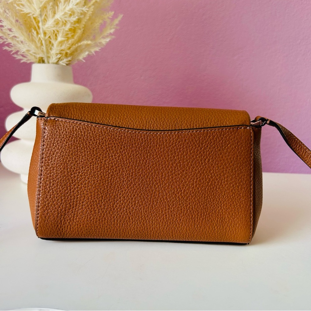 kate spade New York Tan Pebbled Leather Crossbody Bag - Picture 4 of 8